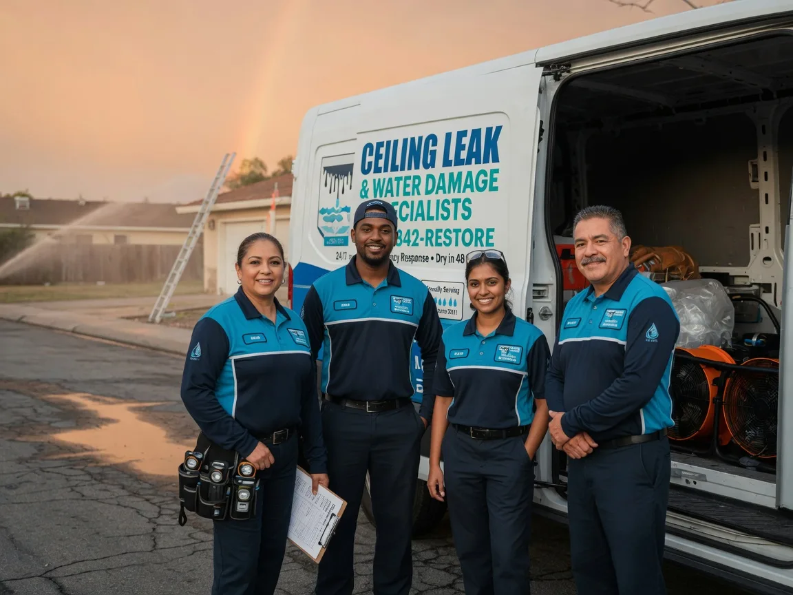 Ceiling Leak Cleanup company in North Chelmsford, MA