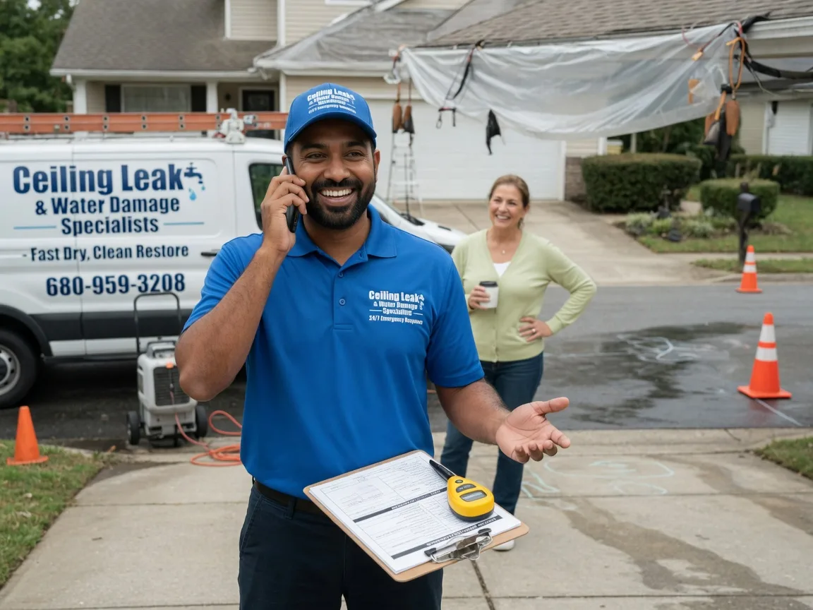 Ceiling Leak Cleanup North Chelmsford, MA FAQs